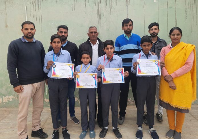 Daksh Kheda first in Haryana Talent Search Examination