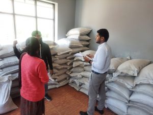 SDM Harshit Kumar did a surprise inspection of the ration depot