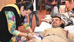 Panipat News/Organized blood donation camp in Arya College