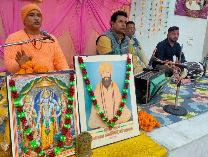 Panipat News/Brahma Swaroopanandji Maharaj who came from Rishikesh gave message on Gita recitation