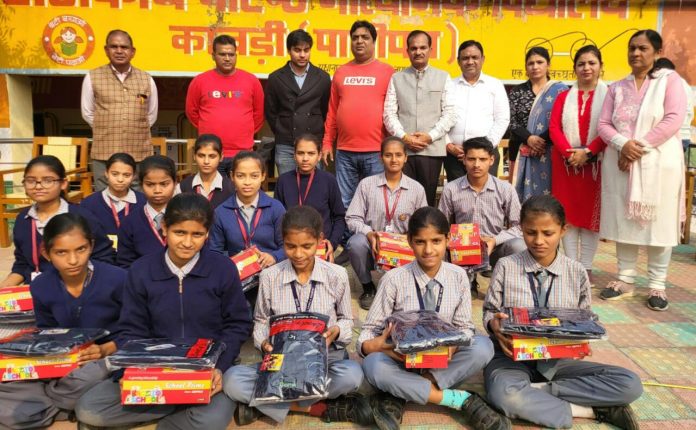 Panipat News/Shoes and jersey distributed at Government Senior Secondary School Kabadi