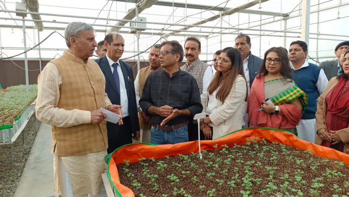 Haryana Agriculture Minister JP Dalal reached Maharana Pratap Horticulture University