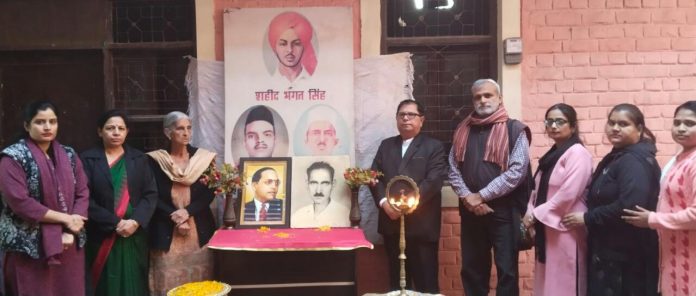 Panipat News/On the occasion of the 120th birth anniversary of Shaheed Kranti Kumar a program was organized at Hali Apna School.