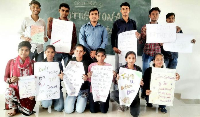 Panipat News/Motivational quotes competition organized in IB College
