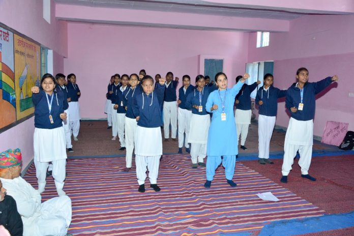 Self defense training given to girls