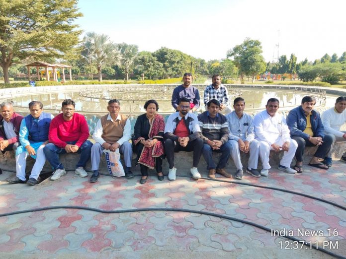 NAPA Pradhan inspected the park with a team of councilors regarding irregularities