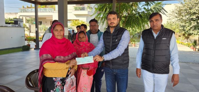 Financial assistance given for the marriage of daughters of poor women