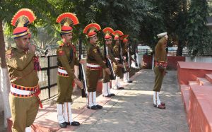 Tributes were paid to the pictures of the soldiers of the district who were martyred in the 1971 war.