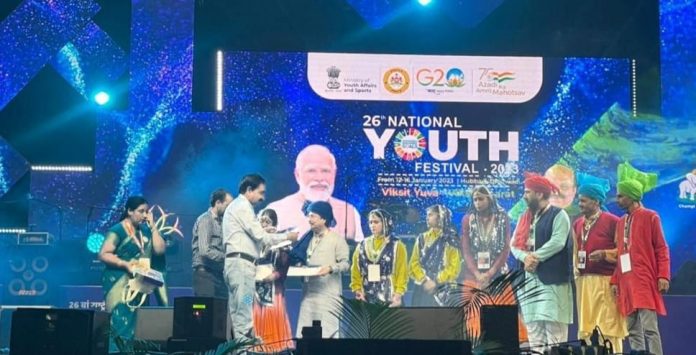 Government of India gave special honor to Anil Kaushik at National Youth Festival