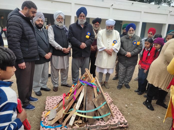 Lohri festival celebrated in Sheikhpura Khalsa School