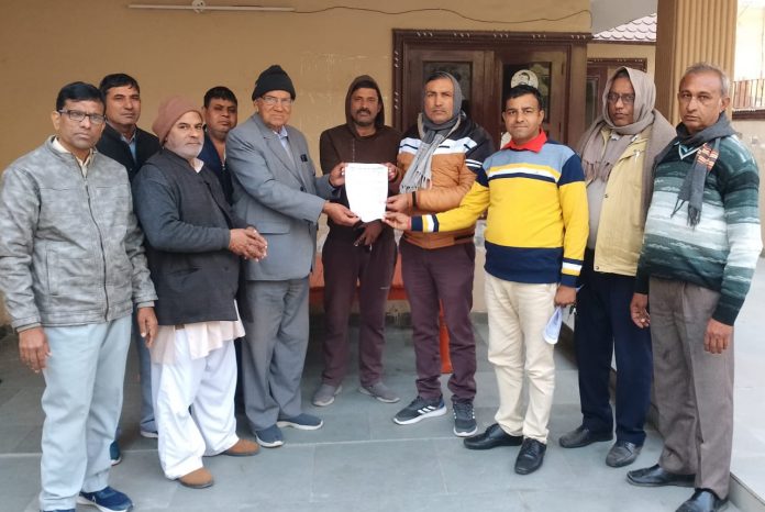 Hemsa employees sent memorandum to the government through MLA regarding their demands