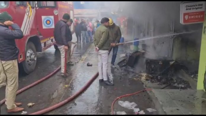 Fire broke out in Chicken Corner