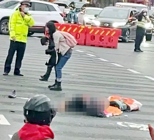 Car Ran Over People In China