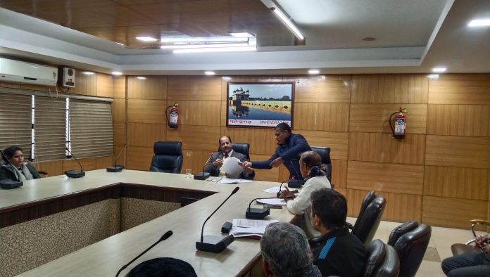 DC Dr. Jaykrishna Abhir took a meeting of officers regarding 5 lakh Surya Namaskar campaign