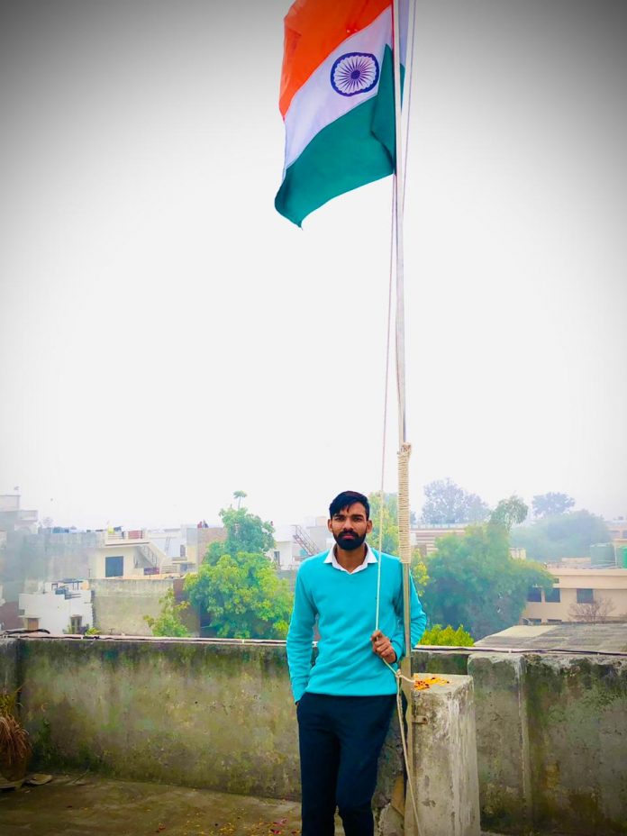 A young man died due to electrocution while taking down the flag in the institute