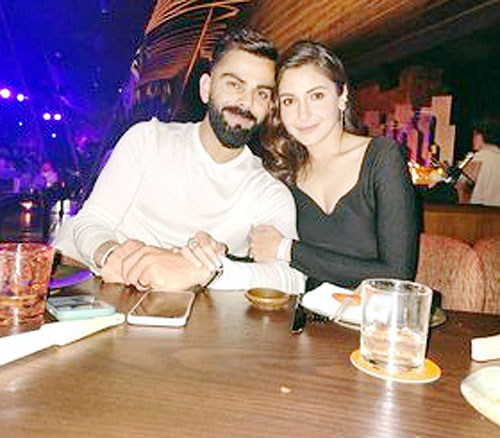 virat kohli new year celebration