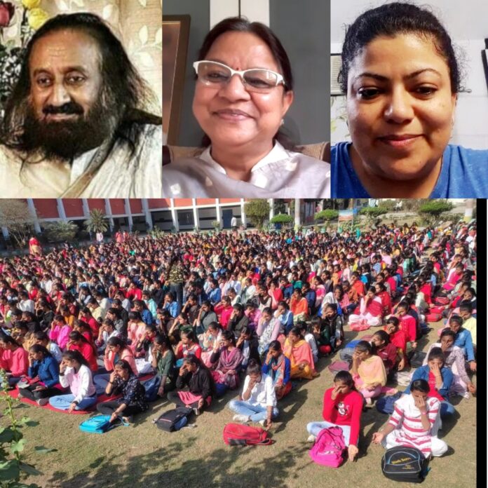 Meditation camp organized by Art of Living organization