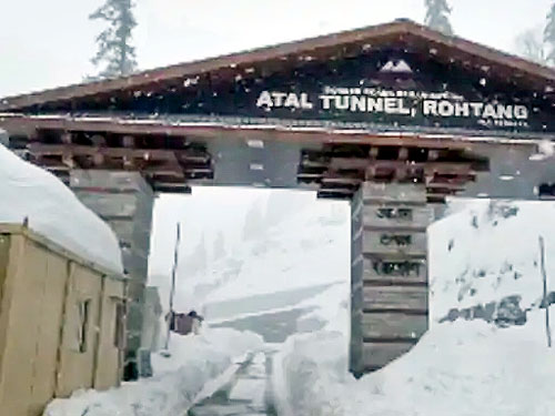 Restriction in Atal Tunnel