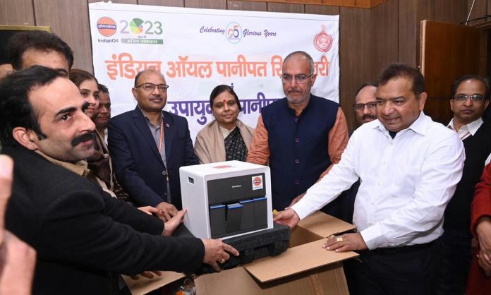 Panipat News/PRPC provided two CBNET machines to Panipat administration for TB testing