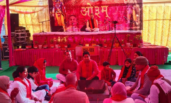 Panipat News/First foundation day of Maharishi Dayanand Sansthan Ved Mandir