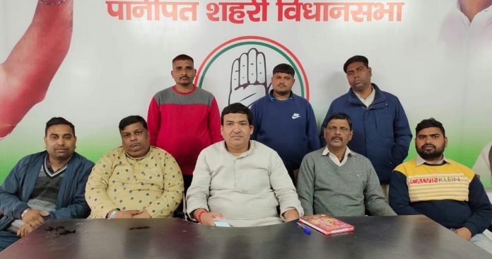 Panipat News/There will be a huge protest against the cutting of ration cards on February 16: Congress leader Sanjay Aggarwal