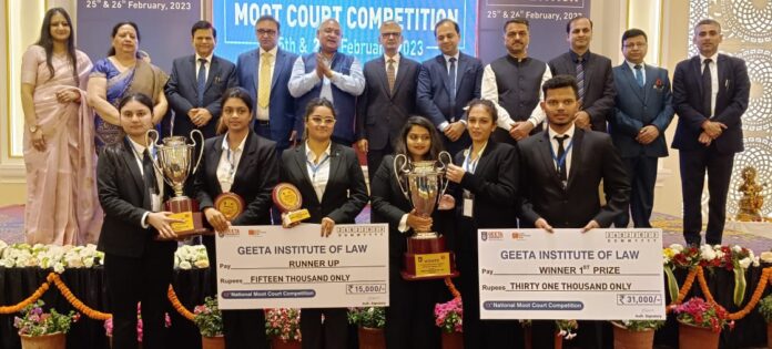 Panipat News/Closing Ceremony of 13th National Moot Court Competition held at Geeta Institute of Law