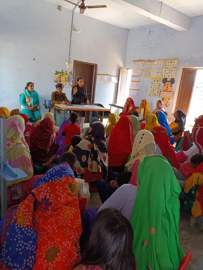 Awareness camp organized for widow women in Hudina