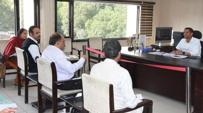 Deputy Commissioner Anish Yadav took a meeting with the health department officials regarding anemia free