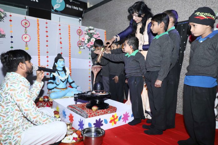 Deaf and mute children performed Jalabhishek