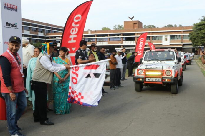 Flagged off the 36th edition of Sjoba Rally