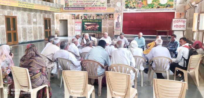 Ex-Servicemen Development Association meeting held in Yadav Dharamshala