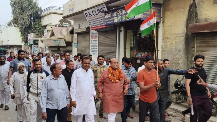 Panipat News/Second phase of public relations march under the leadership of Panipat rural constituency leader Vijay Jain