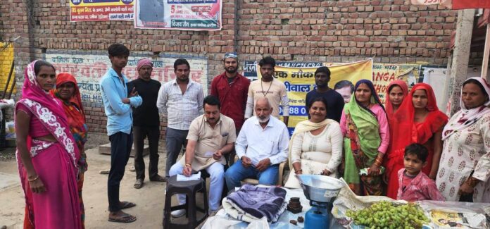 Panipat News/AAP started membership drive on Kabadi Road in Ward 25 of Panipat Rural Constituency