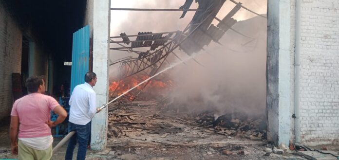 Panipat News/Fire in Factory Warehouse