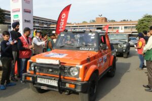 Flagged off the 36th edition of Sjoba Rally