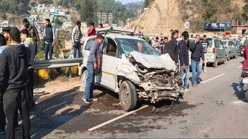 Accident In Dharampur Of Himachal