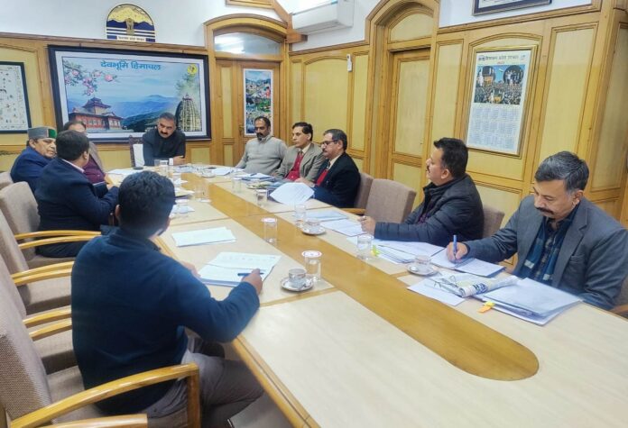 CM Sukhu in Investment Bureau Meeting