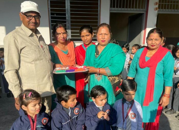 Panipat News/Holi festival celebrated at Mohit Public School
