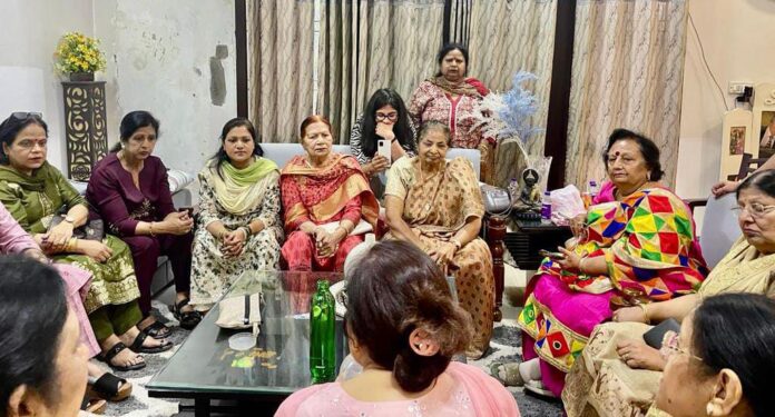 Panipat News/Organized monthly meeting of Naari Kalyan Samiti