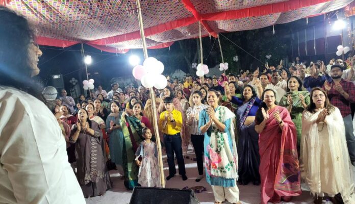 Panipat News/Divine Bhajan evening organized by Art of Living Parivar Panipat Chapter