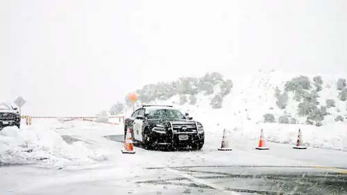 Snow Storm in California