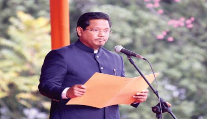 Meghalaya Chief Minister Sangma Oath