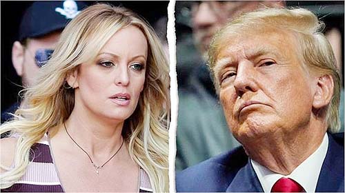 Donald Trump Stormy Daniels first night