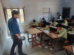 SDM inspected the examination centers
