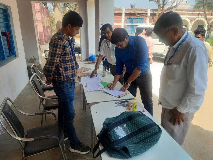 SDM inspected the examination centers