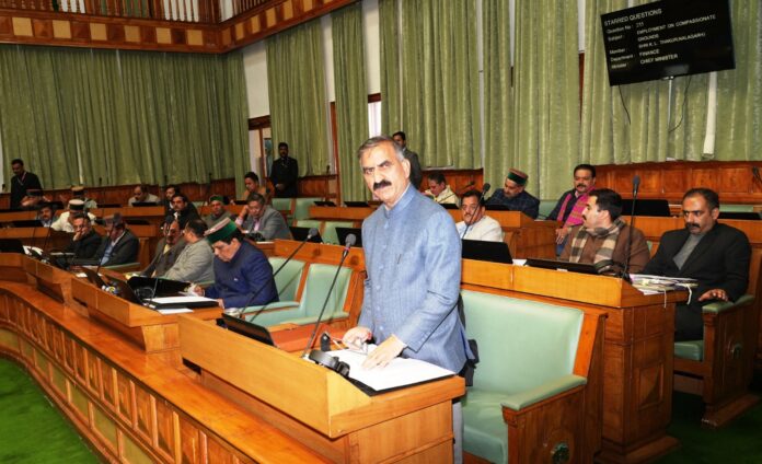 CM Sukhu During Question Hour in Assembly