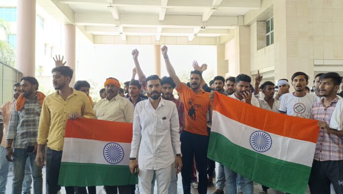 Tricolor flag insult case in Kalpana Chawla Medical Hospital