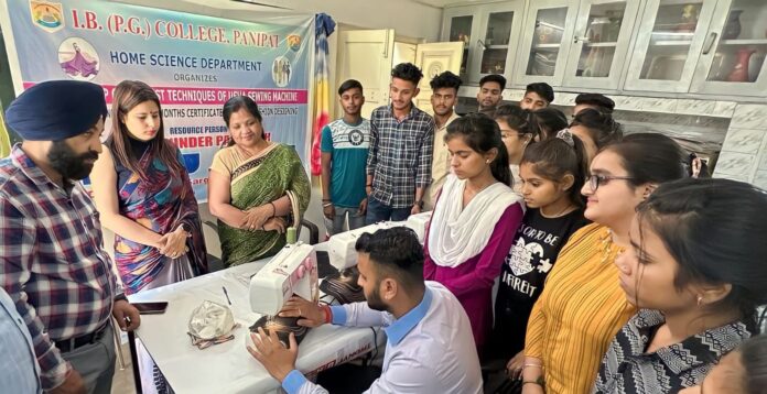 Panipat News/Completion of Fashion Designing Workshop and Fashion Designing Course at IB College Panipat