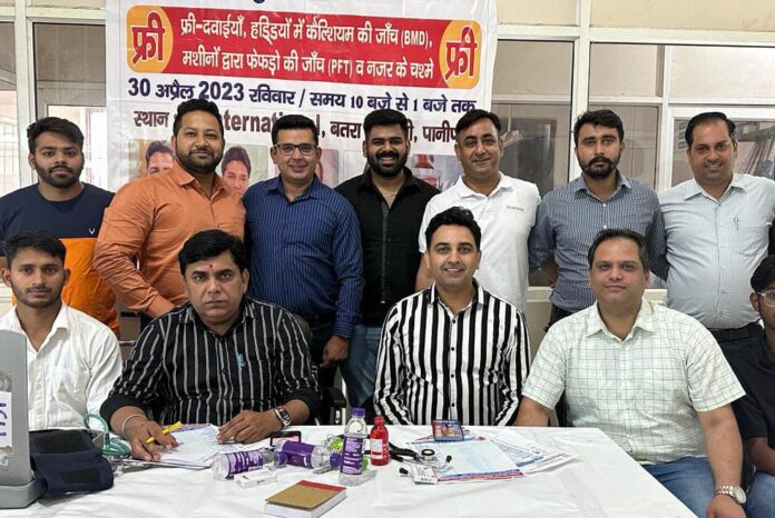 Panipat News/Adarsh ​​Ek Vishwas Society organizes mega camp on the occasion of Labor Day