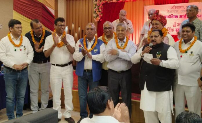 Panipat News/Suresh Kabra elected unopposed as the treasurer of regional Maheshwari Sabha of five states